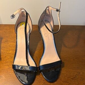 Jessica Simpson Black Patent Heels